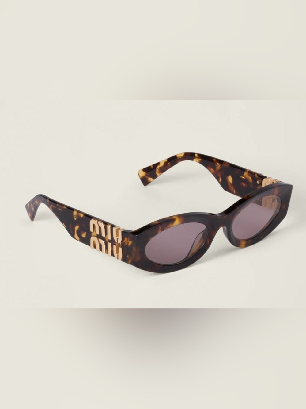 Miu Miu Glimpse Oval Sunglasses